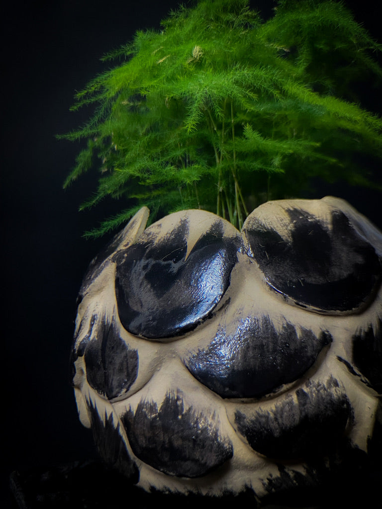 Vase pomme de pin