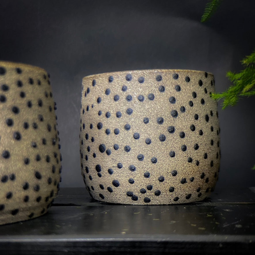 Tasses à expresso - Argile gris rosé